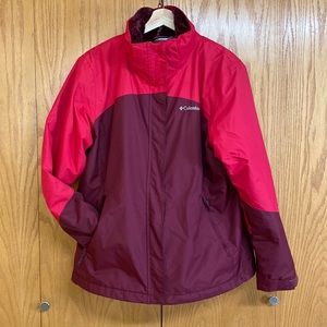Columbia Omni-Heat Interchange 2-in -1 water proof shell/coat/jacket